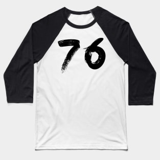 Number 76 Baseball T-Shirt